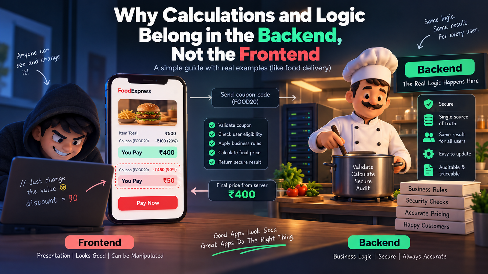 Why Your App’s “Brain” Should Live on the Backend, Not the Frontend