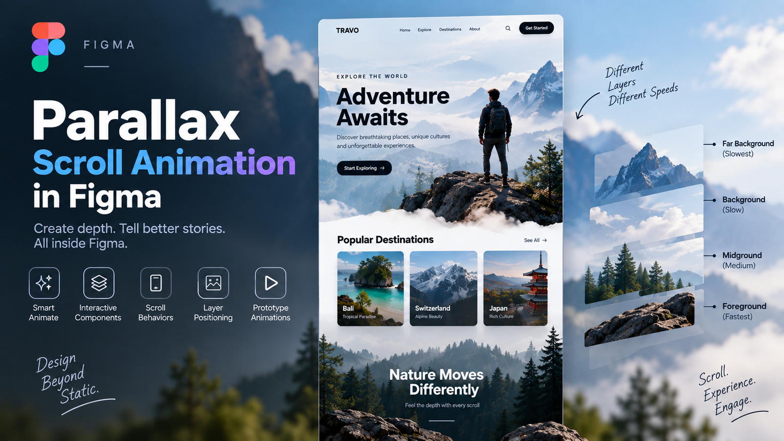 Parallax Scroll Animation in Figma