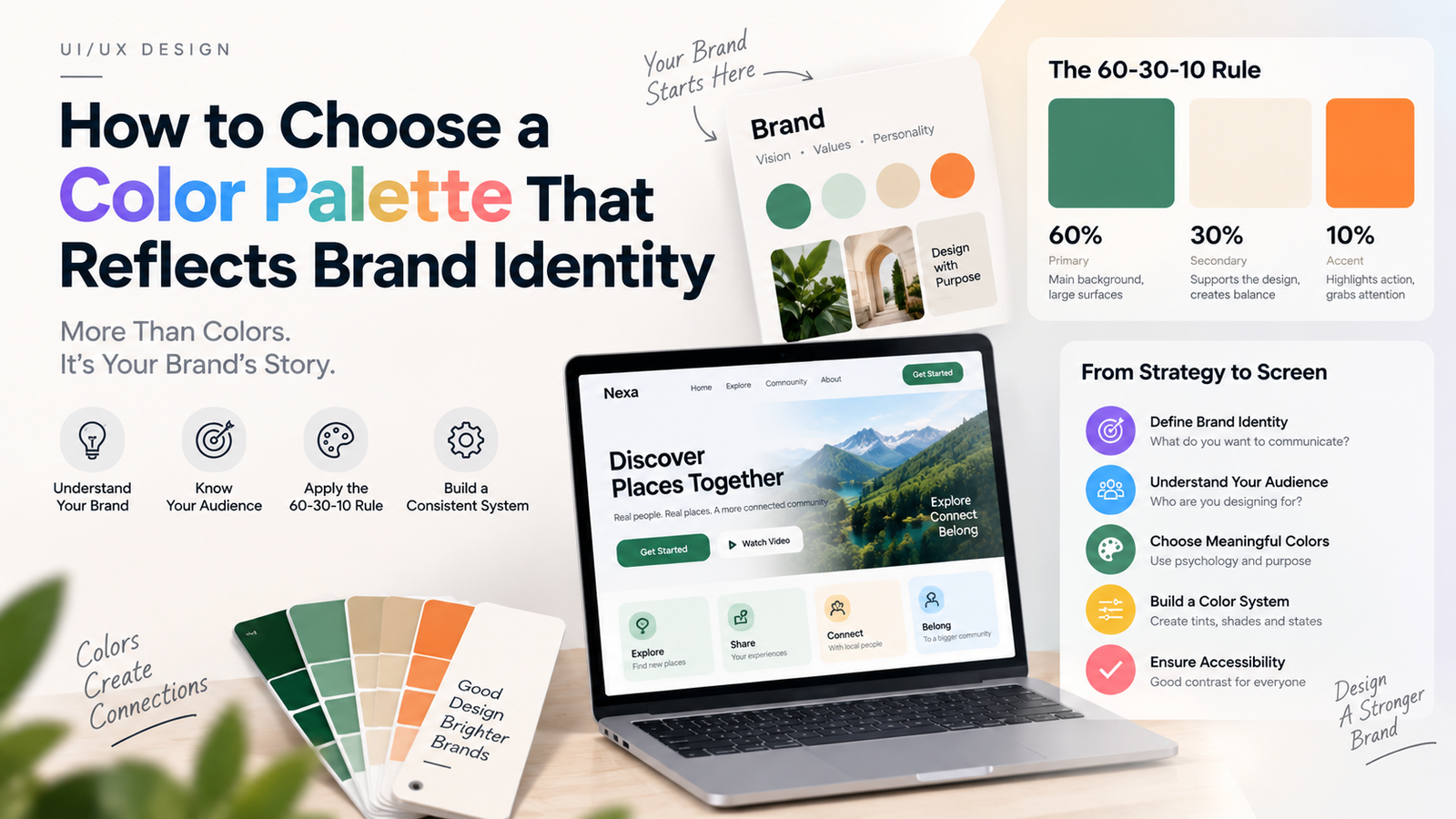 How to Choose a Color Palette That Reflects Brand Identity
