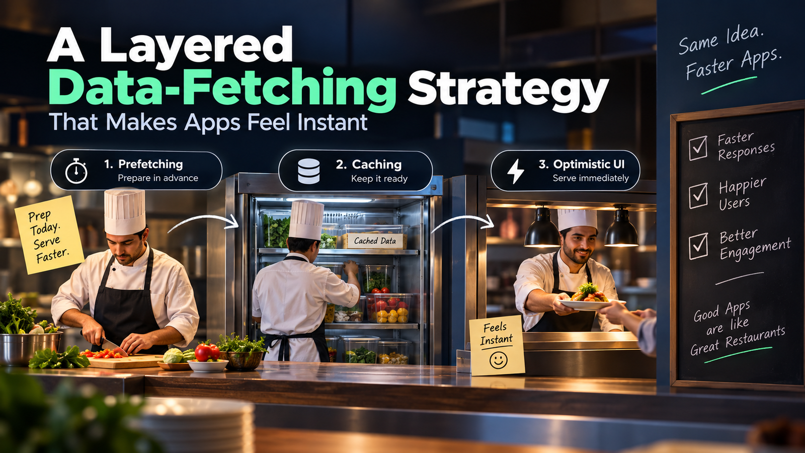 The Kitchen Strategy: How Modern Apps Serve Data Instantly